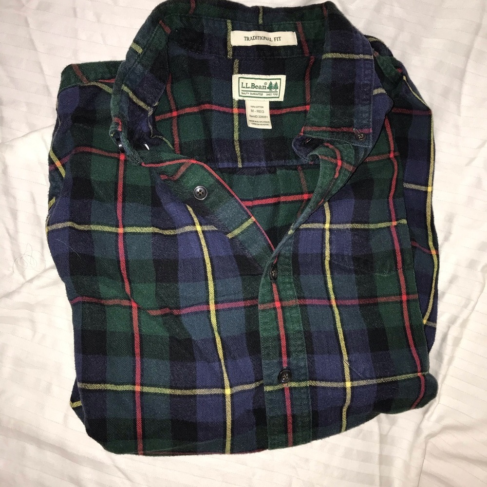 LL bean flannel
